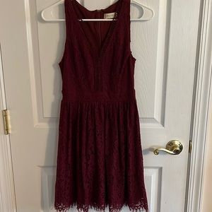 Semi-formal V-neck dress